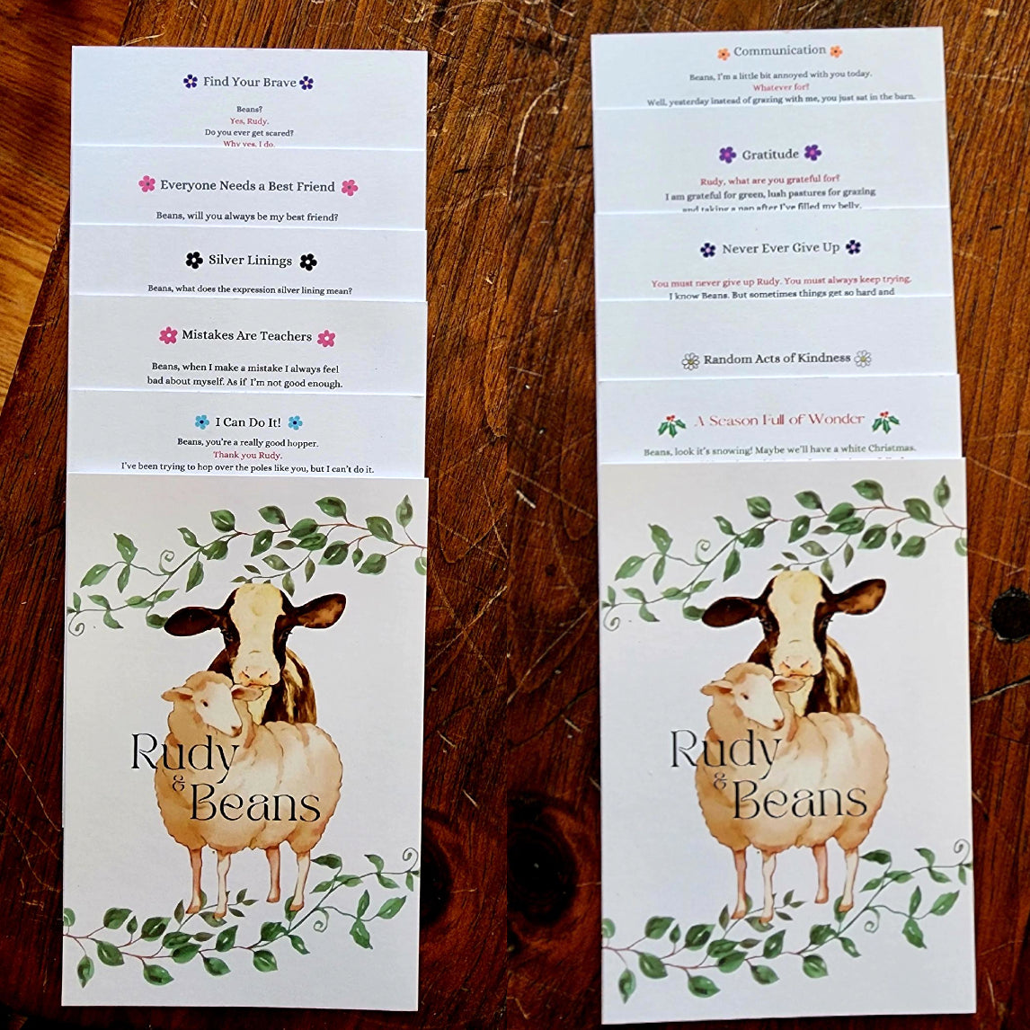 Life Lessons With Rudy & Beans - Story Card Gift Set